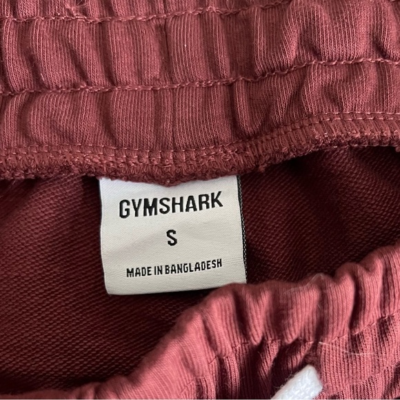 Gymshark cherry Brown Social Club Joggers Size Small - Picture 6 of 7